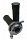 THROTTLE LARIO 1 CABLE CHROME W. BLACK GRIPS 2.9 DEG./mm MAX 25 mm Image