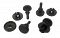 M9/SRA PLATE RUBBERS (4 PCE SET OF 2 PCE PART) FLAT TOP DIAM. 17mm Image