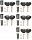 SECURITY LOCK SET x5 LOCKS Image