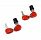 STANDARD LOCK SET x2 LOCKS (RED HANDLE - 2mm) Image