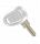 STANDARD BLANK KEY (SILVER HANDLE - 2.5mm) - NLA Image