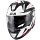 GIVI X23 SYDNEY FLIP FRONT HELMET BLACK/WHITE/RED 63/XXL - NLA Image
