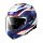 ** HELMET N1005 PLUS WHITE/BLUE/RED SMALL - SALE Image