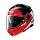 ** HELMET N1005 PLUS BLACK/RED/WHITE SMALL - SALE Image