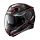 ** HELMET N87 PLUS OVERLAND FLAT BLACK/RED X-SMALL - SALE Image