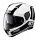 ** HELMET N87 PLUS DISTINCTIVE METAL WHITE/BLACK X-SMALL - SALE Image