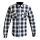 ** AXE CHECKERED SHIRT BLUE SMALL - SALE Image