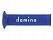 RACE GRIPS KNURL 120/125mm BLUE/WHITE OPEN Image