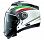 ** HELMET N44 ITALY N-COM WHITE/RED/GREEN SMALL - SALE Image