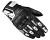 GLOVES G-CARBON LADY LEATHER SHORT BLACK/WHITE SMALL Image