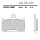 BRAKE PADS FRONT TRACK CARBON CERAMIC - SUZUKI GSX-R 750 '86-'95 Image