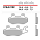 BRAKE PADS FRONT TRACK CARBON CERAMIC KAWASAKI 250-400 NINJA '08-> Image