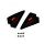 EXTERNAL HEEL COVER BLACK / AIR INTAKES / SCREWS FOR STEALTH Image