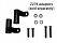 PAIR OF SHORT DIA. 22.2mm ADAPTORS TO FIT SCREEN OR ACCESSORIES Image