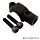 VERTICAL MASTER CYLINDER CLAMP BLACK MIRROR MOUNT 10mm LH THREAD Image