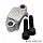 HORIZONTAL MASTER CYLINDER CLAMP SILVER NO MIRROR MOUNT Image