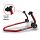 FRONT ADJUSTABLE STAND RED  WITH SAG RUBBER ADAPTERS Image