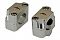 BAR RISER/ADAPTER CLAMPS DIA.22-28 mm CONVERSION 20 mm RISE SILVER Image
