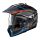 HELMET N70-2X EARTHQUAKE FLAT LAVA GREY / BLUE / RED LARGE Image