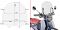 SCREEN HONDA C125 SUPER CUB '22-> CLEAR 38.5 x 40cm (NEEDS A1168A) Image
