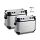 ** CAM-SIDE PANNIERS 37LT R/48LT L NEW OUTBACK ALU SILVER - SALE Image