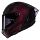 HELMET X804RS ULTRA CARBON LIQUIDO MAROON MEDIUM Image