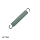 TENSION SPRING HOOK ENDS DIA. 8 x 50 mm LONG DIA. 1.25 mm WIRE Image