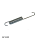 TENSION SPRING HOOK ENDS DIA. 14 x 123 mm LONG DIA. 2.5 mm WIRE Image
