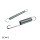 TENSION SPRING DOUBLE HOOK ENDS DIA. 17x127mm LONG DIA. 2/3mm WIRE Image