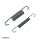 TENSION SPRING DOUBLE HOOK ENDS DIA. 18x100mm DIA. 1.8/3.2mm WIRE Image