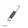 TENSION SPRING HOOK ENDS DIA. 18 x 110 mm LONG DIA. 3.2 mm WIRE Image