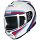 HELMET N100-6 ASSOLUTO WHITE/BLUE/RED LARGE Image