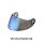 VISOR X702/X802/X803 BLUE MIRROR - CONVEX (XFS-02) Image