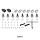 09 RAPID RELEASE KIT FOR SIDE FRAMES VARIOUS MODELS CHECK FITMENT Image