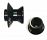 8mm REAR STAND BOBBIN SET BLACK (NEW STYLE) Image