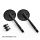 9300 000011LR TYPE 3 CNC MIRROR SET BLACK EG/EEC M10x1.5 mm THREAD Image