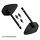 9400 000008LR TYPE 4 CNC MIRROR SET BLACK EG/EEC M8x1.25 mm THREAD Image