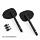 9200 000008LR TYPE 2 CNC MIRROR SET BLACK EG/EEC M8x1.25 mm THREAD Image