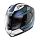** HELMET N60-6 DOWNSHIFT FLAT BLACK / STEEL BLUE 2XL - SALE Image