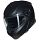 HELMET N80-8 CLASSICO FLAT BLACK LARGE Image
