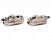 GP-4 MS MONOBLOCK CALLIPERS 108 MOUNT SILVER GREY COLOUR (PAIR) 4x30 Image