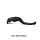 4203 159024 CS MCS BRAKE LEVER SHORT FOLDABLE 25 mm-25 POS ADJ BLACK Image